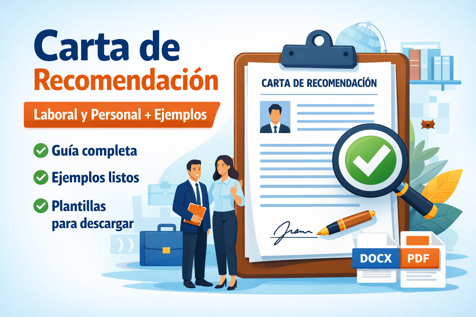 crear carta de recomendación online