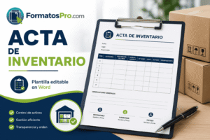 acta de inventario en word